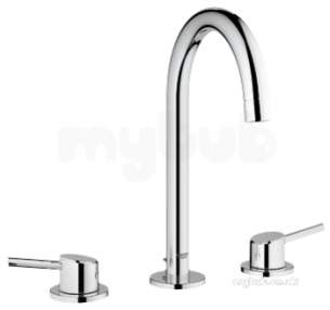 Grohe Tec Brassware -  Concetto 2hdl Basin 3-hole 20216001