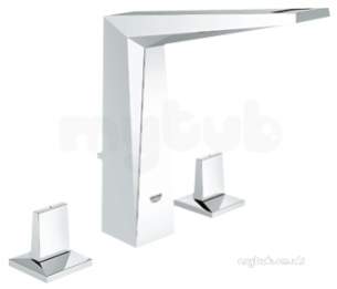 Grohe Tec Brassware -  Allure Brilliant 2hdl Basin 3-h High Sp 20344000