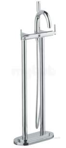 Grohe Tec Brassware -  Atrio Jota 2-h Bath Mixer Deck Mount 25046000