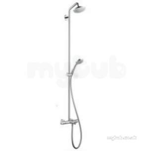 Hansgrohe Showering -  Hansgrohe Showerpipe C/w Croma Overhead