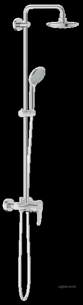 Grohe Shower Valves -  Grohe Euphoria Shower System 390mm Arm 27474000