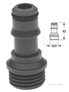 Grohe Shower Valves -  Grohe Relexa 28635 Coupling Set Adapter Cp 28635xx0