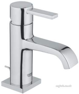 Grohe Tec Brassware -  Allure 32757 Ohm Basin Mixer Low Spout 32757000