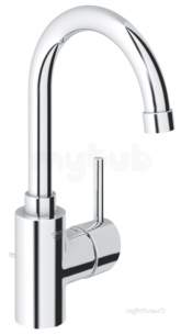 Grohe Tec Brassware -  Concetto 1-h Basin Mixer Bow Spout 32629000