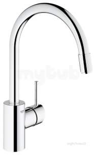 Grohe Kitchen Brassware -  Grohe Concetto 32663 H/sp W/pom Mixer Ch 32663001