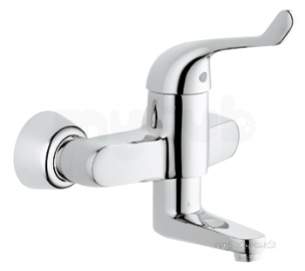 Grohe Tec Brassware -  Euroeco Spezial Single Wall Basin Mixer 32791000