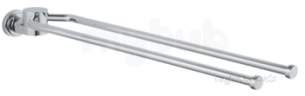 Grohe Tec Brassware -  Atrio Towel Holder 2-arms 40308000
