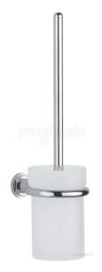 Grohe Tec Brassware -  Grohe Atrio Toilet Brush Set 40314000