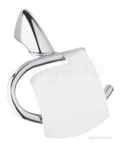 Grohe Tec Brassware -  Chiara Paper Holder With Cover 40333000