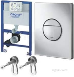 Grohe Commercial Products -  Rapid Sl 0 82m Nova Flush Plate Plus Bracket 111004