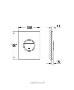 Grohe Commercial Products -  Grohe Nova Light Dual Flush Main 230v 38809000