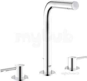 Grohe Tec Brassware -  Grohe 20299 Essence 3th Basin Mixer Cp 20299000