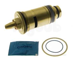 Grohe Tec Brassware -  Grohe Grohmix 47025 Thermo Cartridge Chrome Plated 0.75 Inch