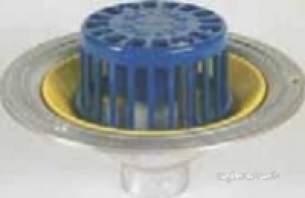 Harmer Roof Drains -  Anti Vortex Vertical Screw Dome Grate