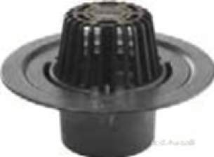 Harmer Roof Outlets -  Ci Rf L Sp V Thrd Olet-6 Inch Bsp D Grat
