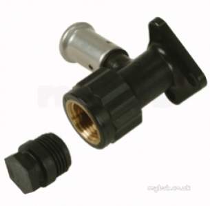 Henco Mlcp Multilayer Pipe System -  Henco 2pk Mlcp Backplate Elbow 20 X 3/4