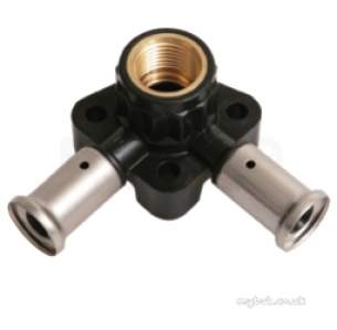 Henco Mlcp Multilayer Pipe System -  Henco 3pk Mlcp Backplate Elbow 16x1/2