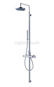 Triton Non Electric Products -  Triton Leona Thermo Bar Shower Pole Chr