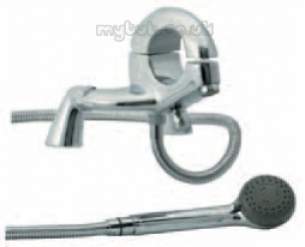 Eastbrook Brassware -  4.1253 Hola Deck Mount Bsm C/w Shower Kit