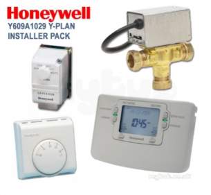 Honeywell Domestic Controls and Programmers -  Honeywell Y609a1029 7 Day Y Plan Pack