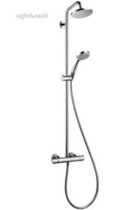 Hansgrohe Showering -  Hansgrohe Croma 100 Ecosmart Showerpipe