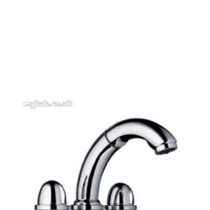 Hansgrohe Brassware -  3th Bath Mixer F Set For 13433-18 Chrome