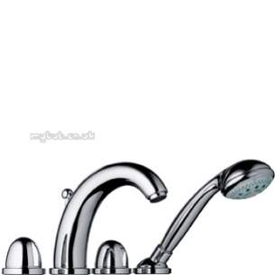 Hansgrohe Brassware -  4th Bath Mixer F.set For 14445-18 Chrome