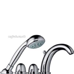 Hansgrohe Brassware -  4th Thermo Bath Mixer F.set For 15460-18 Cp