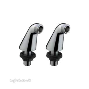 Hansgrohe Brassware -  Hansgrohe Pillar Unions 150 Ctrs Chrome