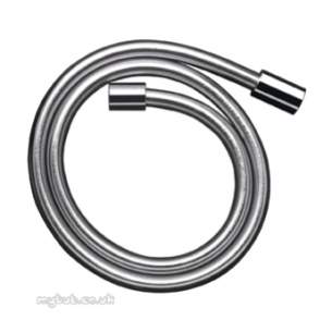 Grohe Tec Brassware -  Axor Starck Metal Effect Shower Hose 1.25m