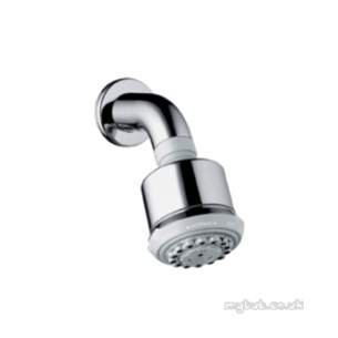 Grohe Shower Valves -  Grohe 27475000 Chrome Euphoria Double Handle Wall Mount Shower Mixer 450mm Shower Arm