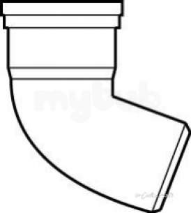 Hunter Plastics Above Ground -  110mm X 112.5deg Bott Offset Bend S271-b