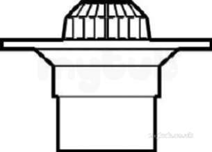 Hunter Plastics Above Ground -  82mm Box Gutter Str.spig Tail Rv491-g