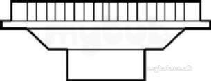 Hunter Plastics Above Ground -  110mm Balcony Sol/skt Tail Rv195-g