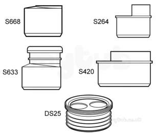 Hunter Plastics Above Ground -  110mm X 50mm Solvent Reducer S264-w