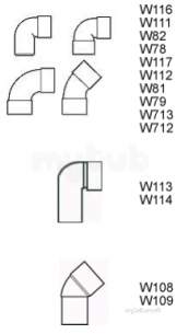 Hunter Plastics Above Ground -  40mm X 135deg Swept Bend W81-b Bw081