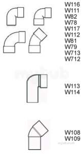 Hunter Plastics Above Ground -  Hunter 40mm X 92.5d Lt Spgt Bend W114-w