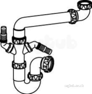Hunter Plumbers Bits -  Mk 40mm Sgle Bwl Kit Double Nozzle Sbk040d