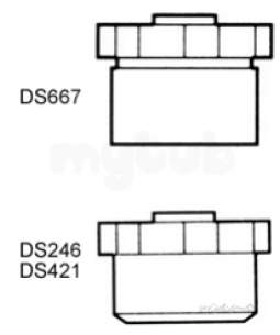 Hunter Plastics Below Ground -  110mm Access Cap/spigot Tail Ds246