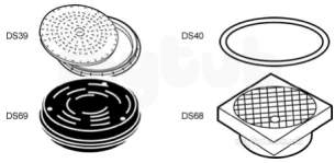 Hunter Plastics Below Ground -  Shallow Access Square Frame And Cover Ds68