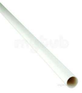 Hunter Plastics Above Ground -  22mm X 3m P/e Pushfit O/flow Pipe O247-w