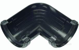 Hunter Plastics Above Ground -  Highflo 76mm X 90 Degree Angle R29-b