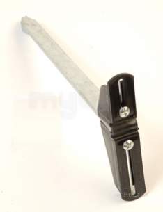 Hunter Plastics Above Ground -  230mm Variable Rise Plus Fall Brkt Upvc R26-b
