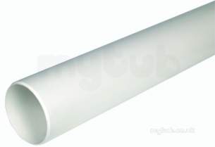 Hunter Plastics Above Ground -  110mm X 4m P/e Soil Pipe S506-v Vs506