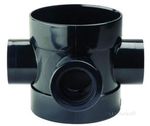 Hunter Plastics Above Ground -  110mm X 50mm Solv Short Boss Pipe S218-b