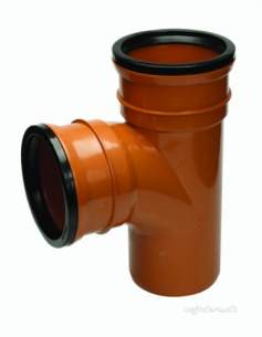 Hunter Plastics Below Ground -  110mm X 87.5deg Single Equal Junct Ds269