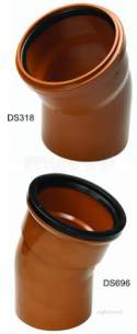 Hunter Plastics Below Ground -  110mm X 20deg Adpt Bend Skt/spg Tl Ds696