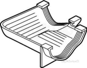 Hunter Plastics Above Ground -  Ogee 130mm X 90 Degree Angle Int R815-b