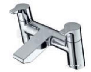 Ideal Standard Brassware -  Active Blue B0247 Two Tap Holes Dck Bath Filler Cp B0247aa