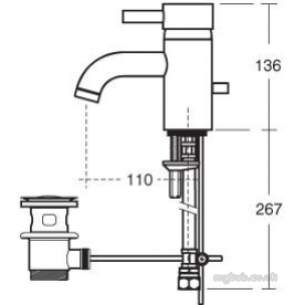 Ideal Standard Sottini Brassware -  Ideal Standard Alchemy E1950 Single Lvr Basin Mixer Cp E1950aa